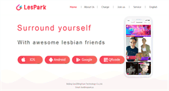 Desktop Screenshot of lespark.us